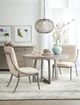 Hooker® Furniture Affinity Greige Sand Blasted/Kurtz Linen Upholstered Dining Side Chair-1