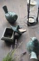 A & B Home Regis Blue Sitting Bird Ceramic Accent-5