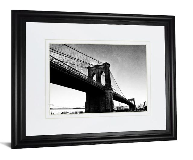 Classy Art Bridge of Brooklyn B W 1 by Acosta Wall Art-1