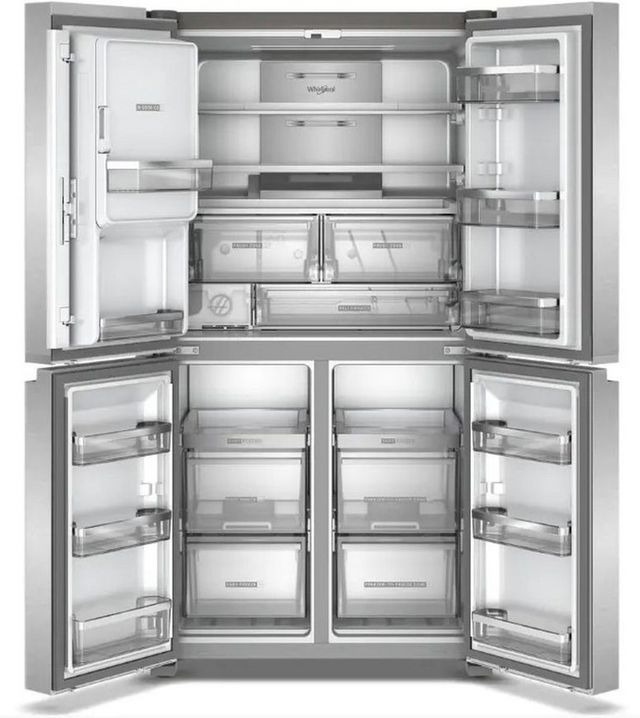 Whirlpool® 36 in. 19.1 Cu. Ft. Fingerprint Resistant Stainless Steel Counter Depth French Door Refrigerator-4