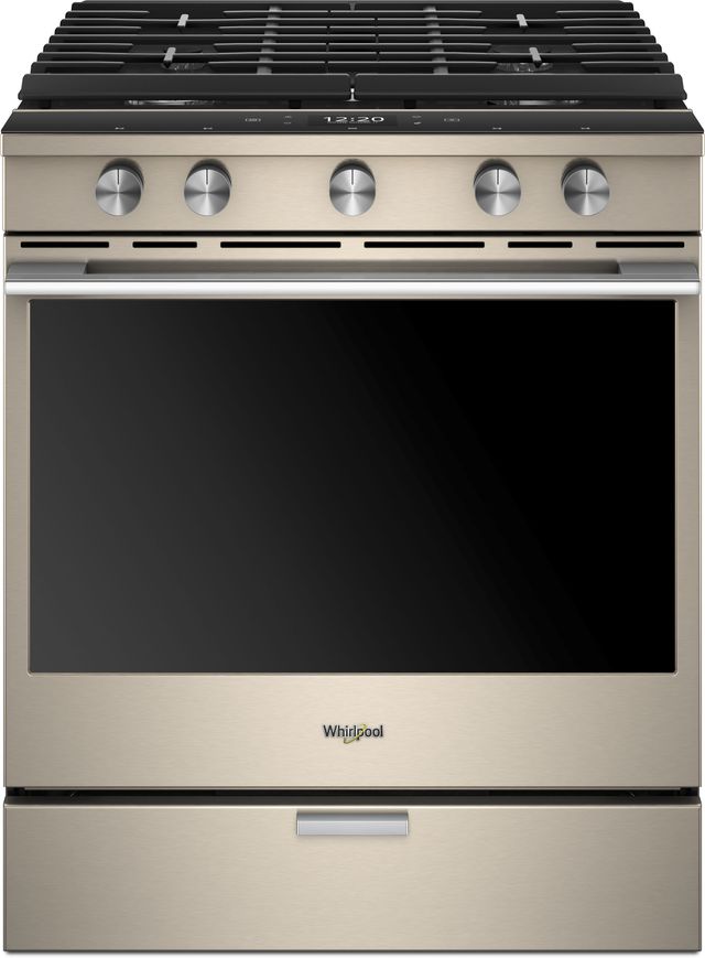Whirlpool® 30" Slide In Gas Range-Sunset Bronze-0