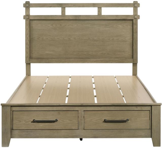 Coaster® Hazlewood Vineyard Oak 59" Storage Eastern King Bed-1