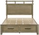 Coaster® Hazlewood Vineyard Oak 59" Storage Eastern King Bed-1