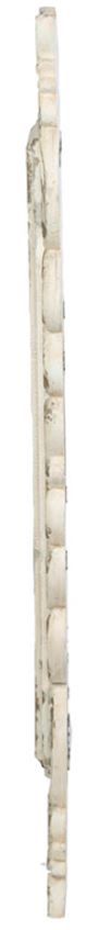 A & B Home Antique White Wall Mirror-2