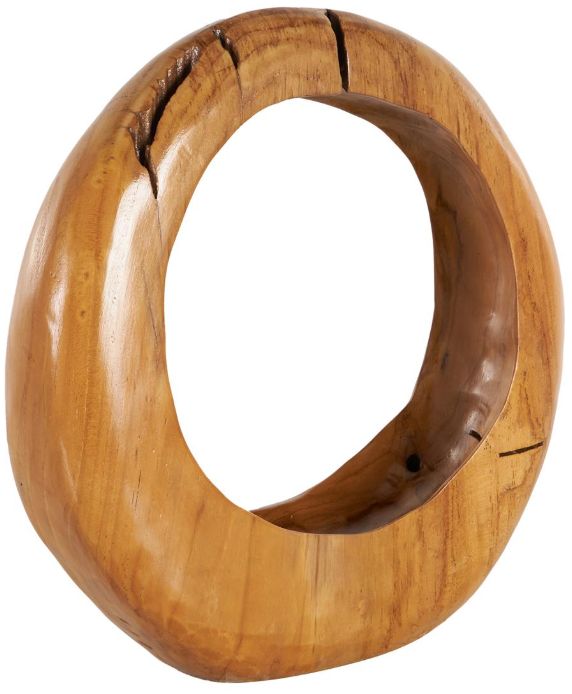 Deco Marche Brown Round Decorative Sculpture-0