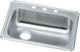 Elkay Celebrity® Brushed Satin 25" x 21-1/4" x 5-3/8" 3-Hole Single Bowl Drop-In Sink with Left Drain-0