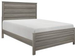 Mazin Furniture Waldorf Dark Gray Eastern King Bed-1