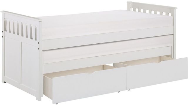 Homelegance® Galen White Youth Twin/Twin Storage Simple Bed-3
