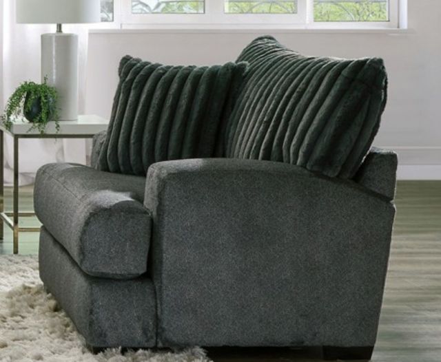 Furniture of America® Loughlin Gun Metal Chair-1
