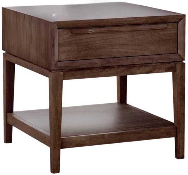 A-America® Corvallis Dark Amber Chairside Table-0