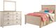 Signature Design by Ashley® Willowton 2-Piece Whitewash Full Panel Bed Set-0