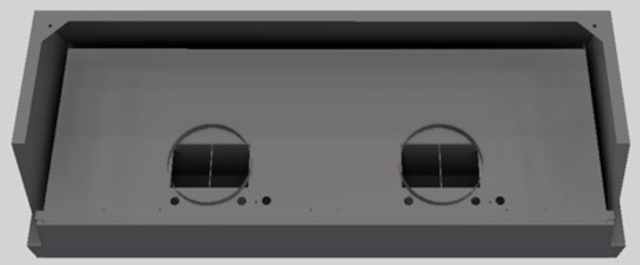 Vent-A-Hood® Designer Series 60" Gunsmoke Wall Mounted Range Hood-1