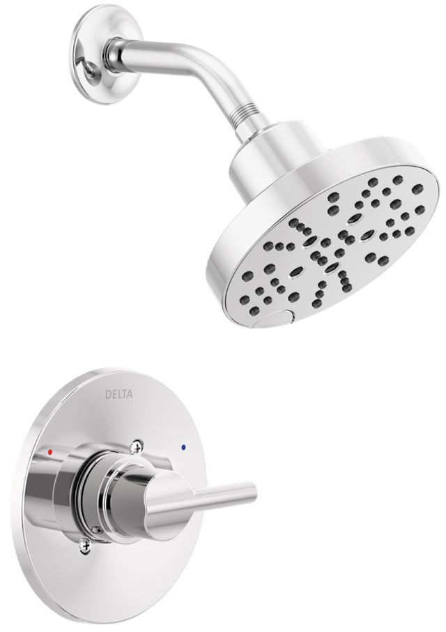 Delta Nicoli® Monitor® 14 Series H2Okinetic® Chrome Shower -0