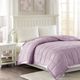 Olliix by Madison Park Lilac Full/Queen Windom All Season Hypoallergenic Microfiber Down Alternative Blanket with 3M Scotchgard-2
