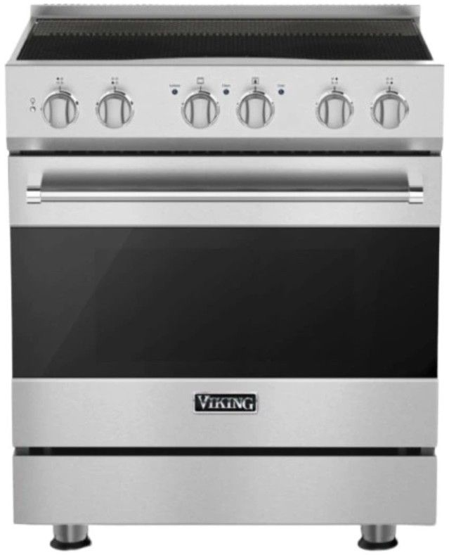 Viking® 3 Series 30" Stainless Steel Pro Style Induction Range-0