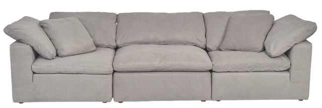 Moe's Home Collection Terra 3-Piece Light Grey Sectional Sofa-1