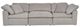 Moe's Home Collection Terra 3-Piece Light Grey Sectional Sofa-1