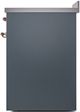 Ilve® Nostalgie II Series 30" Blue Grey Pro Style Induction Range-4