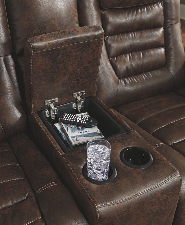 Signature Design by Ashley® Game Zone Bark Power Reclining Loveseat-1