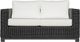 Enclover Trillium Black/White Loveseat-1
