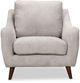 Mazin Furniture Kitchener Light Beige Upholstered Accent Chair-1