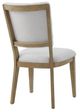 Najarian Furniture Chevron Gray/Washed Gray Oak Dining Side Chair-1