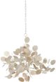 Currey & Company Lunaria Contemporary Silver Leaf Chandelier-1