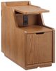 Flexsteel® Sidekick Medium Brown Smart Side Table-0