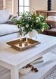 Universal Explore Home™ Weekender Coastal Living Home Hermosa White Sand Rectangular Cocktail Table-3