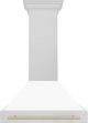 ZLINE Autograph Edition 48" White Matte Wall Mounted Range Hood-0