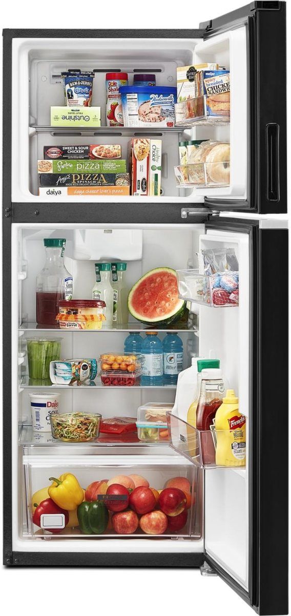 Whirlpool® 11.6 Cu. Ft. Black Counter Depth Top Freezer Refrigerator-2
