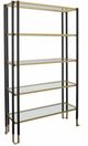Uttermost® Kentmore Black/Gold Etagere-0