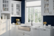Elkay Crosstown® Polished Satin 35-7/8" x 20-1/4" x 9" Equal Double Bowl Farmhouse Sink with Aqua Divide-2