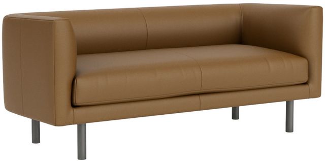 EQ3 Replay Club Leather Loveseat