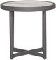 Signature Design by Ashley® North Island Gray Aluminum Outdoor End Table-2