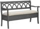 Powell® Winslett Beige/Gray Storage Bench-0