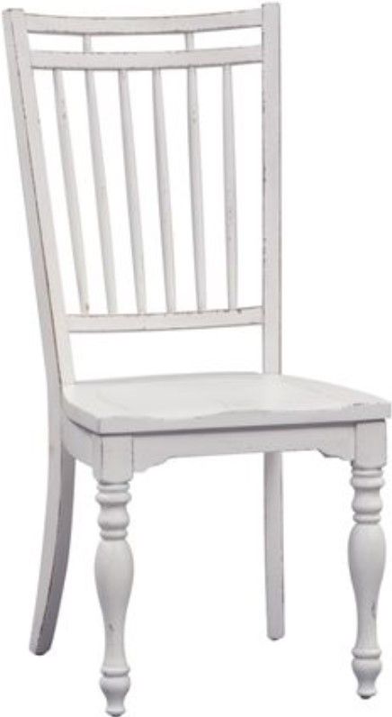 Liberty Furniture Magnolia Manor Antique White Dining Side Chair