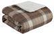 Olliix by Woolrich Lumberjack Brown 50x70" Polyester Cozy Spun and Berber Printed Throw-0