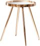Coaster® Kaelyn Mirror Top End Table with Gold Tapered Legs-0