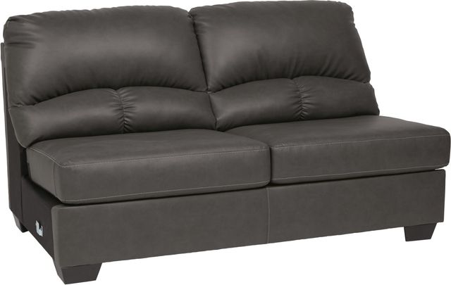 Benchcraft® Aberton 3-Piece Gray Left-Arm Facing Sofa Sectional and Chaise-3