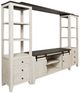 Jofran Inc. Madison County Vintage White Madison County Media Bridge-0