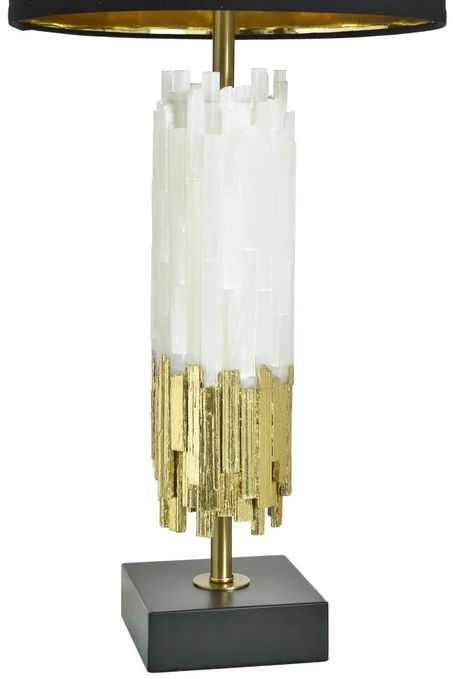 Stylecraft Tamara Day Jasper Gold/White Table Lamp-3