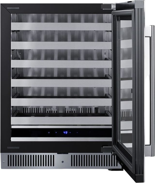 Summit® 24" 3.5 Cu. Ft. Panel Ready Built-In Wine Cooler-1