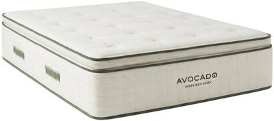 Avocado Green 13 Wrapped Coil Plush Pillow Top Queen Mattress in a Box