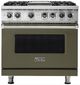 Viking® 5 Series 36'' Martini Pro Style Dual Fuel Range with Griddle-0