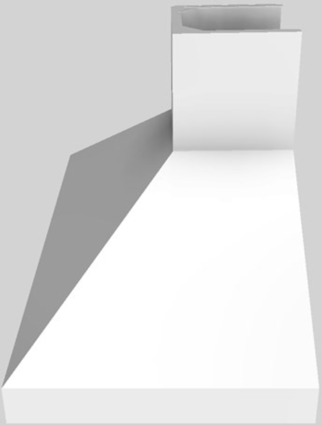 Vent-A-Hood® 48" White Euro-Style Wall Mounted Range Hood-1