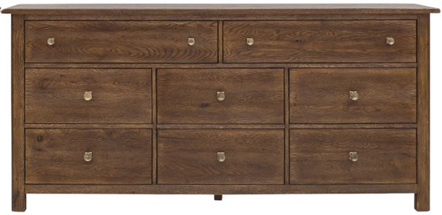 Hooker® Furniture Driftwood Worn Saddle 8-Drawer Dresser-1