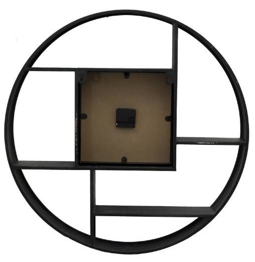 YHD Black/White Shelf Wall Clock-4