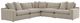 Benchcraft® Maxton Heights 5-Piece Pebble L-Shape Sectional-0