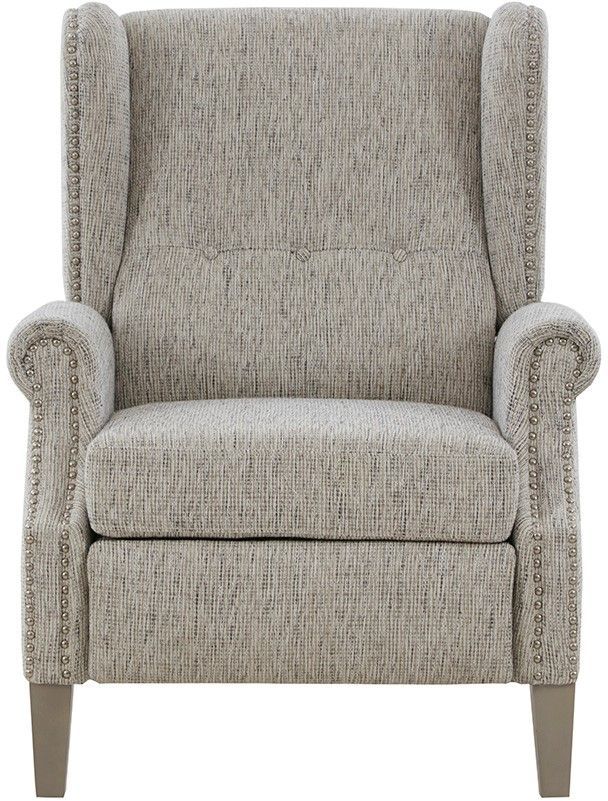 Olliix by Madison Park Grey Multi Giselle Push Back Recliner-0